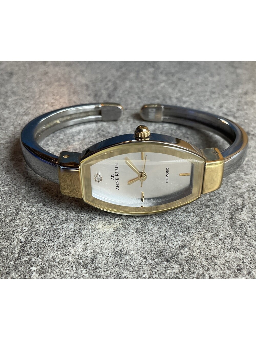 Beautiful Anne Klein Diamond Accent Womens Watch Two Tone Case And Band A10